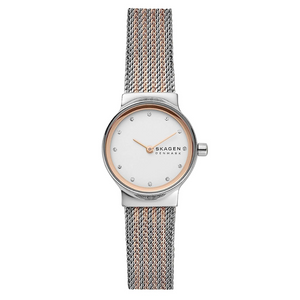SKAGEN Freja Lille Two-Tone Steel Mesh Watch SKW2699 - KRISHNA WATCH COMPANY