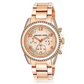 Michael Kors Blair Rose Gold-Tone Stainless Steel Chronograph Watch MK5263