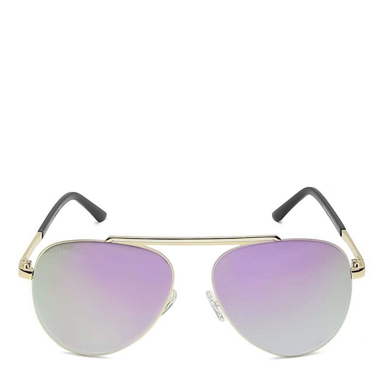 TITAN Gold Aviator Women Sunglasses GM326PR2F - KRISHNA WATCH COMPANY