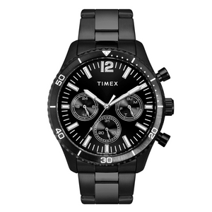 TIMEX E-CLASS PREMIUM-SPORT COLLECTION MULTIFUNCTION MEN ANALOG BLACK DIAL COLOURED QUARTZ WATCH - TWEG22204 - KRISHNA WATCH COMPANY