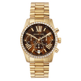 Michael Kors Women Lexington Round Brown Watches - MK7276