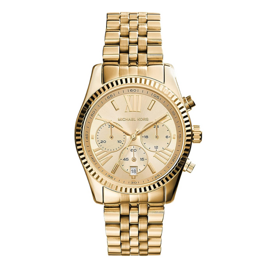 Michael Kors Lexington Analog Gold Dial Women's Watch-MK7378