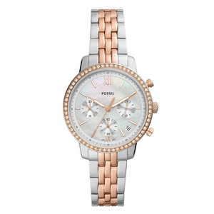 Fossil Neutra Analog Mother of Pearl Dial Women's Watch-ES5279 - KRISHNA WATCH COMPANY