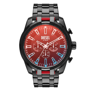 Diesel Split Analog Black Dial Men's Watch-DZ4589 - KRISHNA WATCH COMPANY