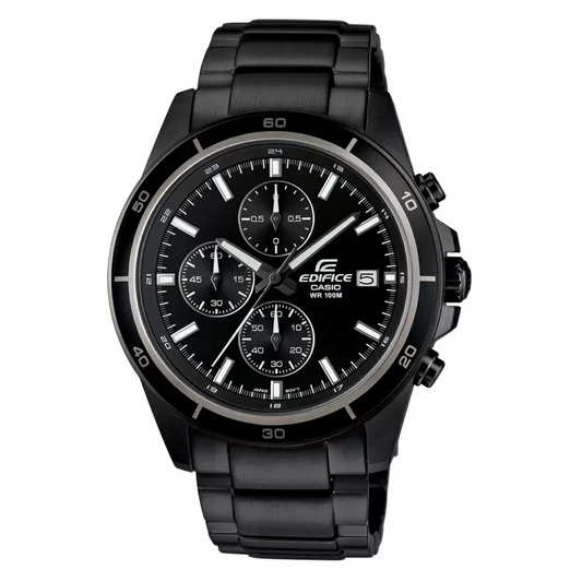 CASIO EDIFICE EFR-526BK-1A1VUDF - EX206 Black Chronograph - Men's Watch