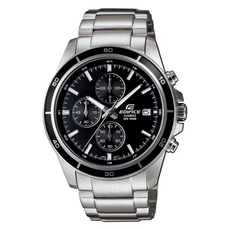 Casio Edifice Silver Chronograph - Men's Watch  EFR-526D-1AVUDF - EX093