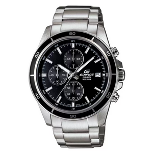 Casio Edifice Silver Chronograph - Men's Watch EFR-526D-1AVUDF - EX093 - KRISHNA WATCH COMPANY