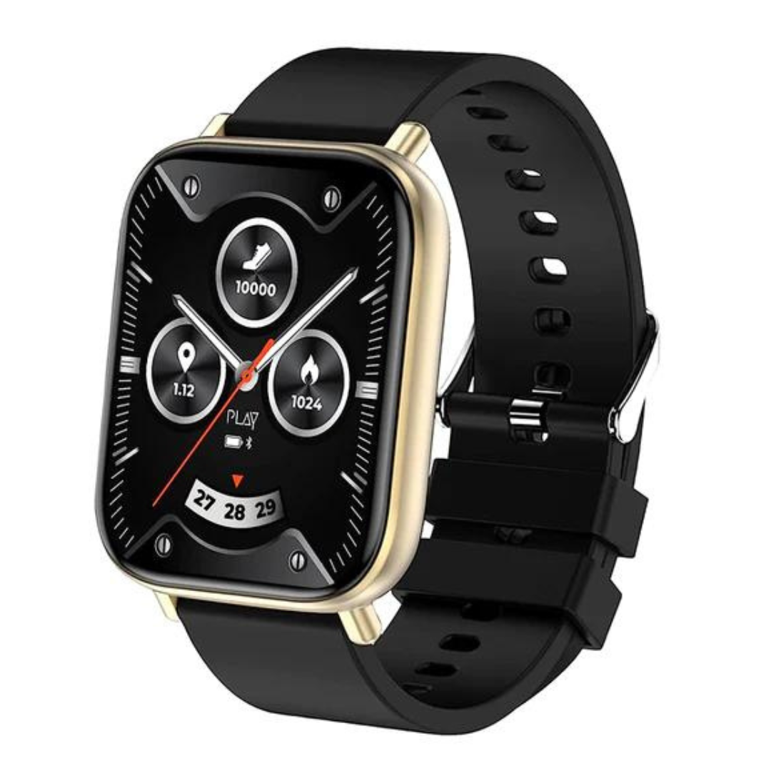 PLAY FIT SMART WATCH SW82 BLACK GOLDEN