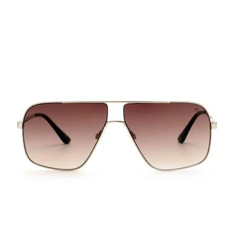 Fcuk Mens Full Frame Non Polarized Rectangular Sunglasses -FC 7607 C2