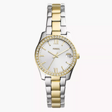 Scarlette Mini Three-Hand Date Two-Tone Stainless Steel Watch ES4319