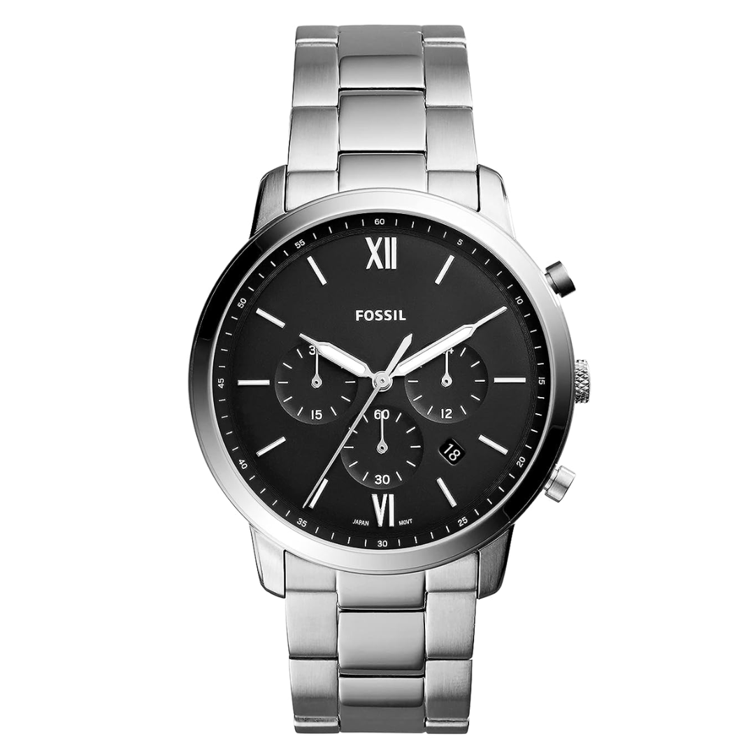 Fossil Analog Black Dial Men's Watch- FS5384