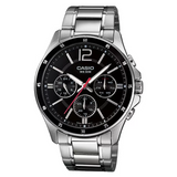 CASIO Enticer Silver Multi-Dial - Men's Watch MTP-1374D-1AVDF - A832