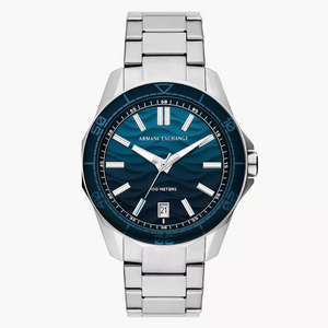 Armani Exchange Three-Hand Date Stainless Steel Watch AX1950 - KRISHNA WATCH COMPANY