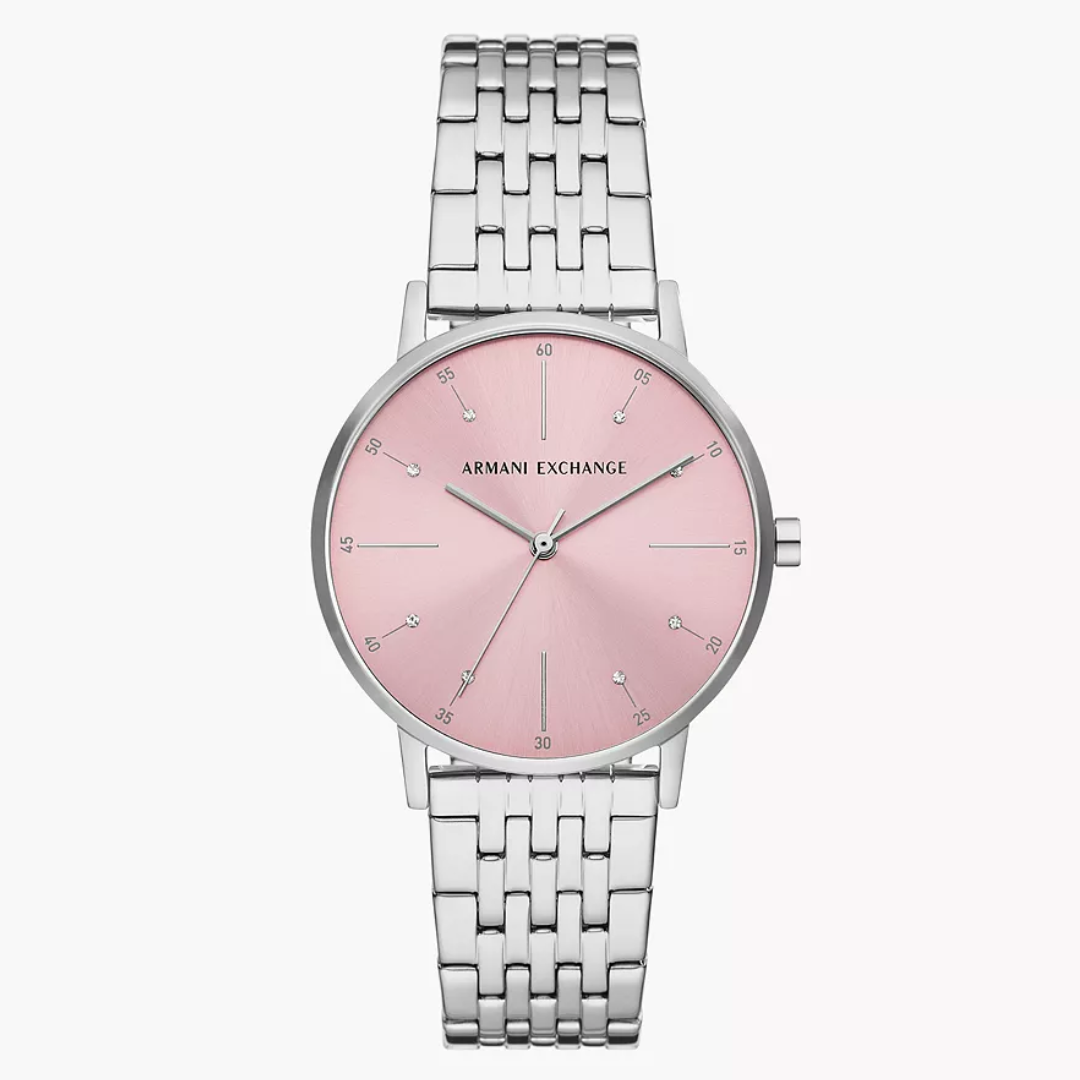 Armani Exchange Three-Hand Stainless Steel Watch AX5591 - KRISHNA WATCH COMPANY