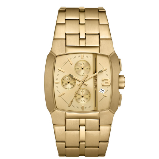 Diesel Cliffhanger Chronograph Gold-Tone Stainless Steel Watch DZ4639