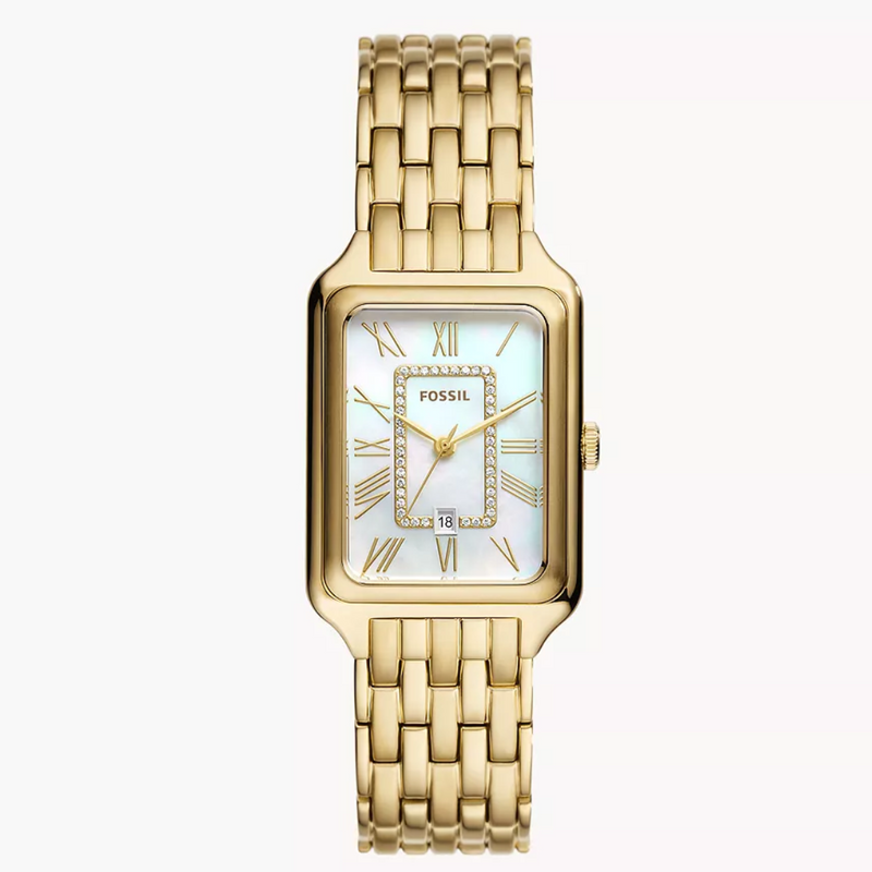 Raquel Three-Hand Date Two-Tone Stainless Steel Watch - ES5305 - KRISHNA WATCH COMPANY