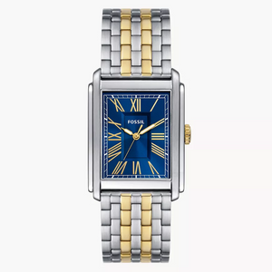 FOSSIL Carraway Three-Hand Two-Tone Stainless Steel Watch FS6010 - KRISHNA WATCH COMPANY