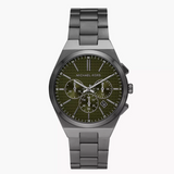 Michael Kors Lennox Chronograph Gunmetal Stainless Steel Watch MK9118 - KRISHNA WATCH COMPANY