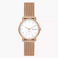 Kuppel Lille Two-Hand Sub-Second Rose Gold Stainless Steel Mesh Watch SKW3099