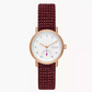 Kuppel Lille Two-Hand Sub-Second Pink Kvadrat Wool Watch SKW3104