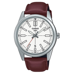 Casio Analog White Dial Men's Watch-MTP-VD02L-7EUDF -A1954 - KRISHNA WATCH COMPANY
