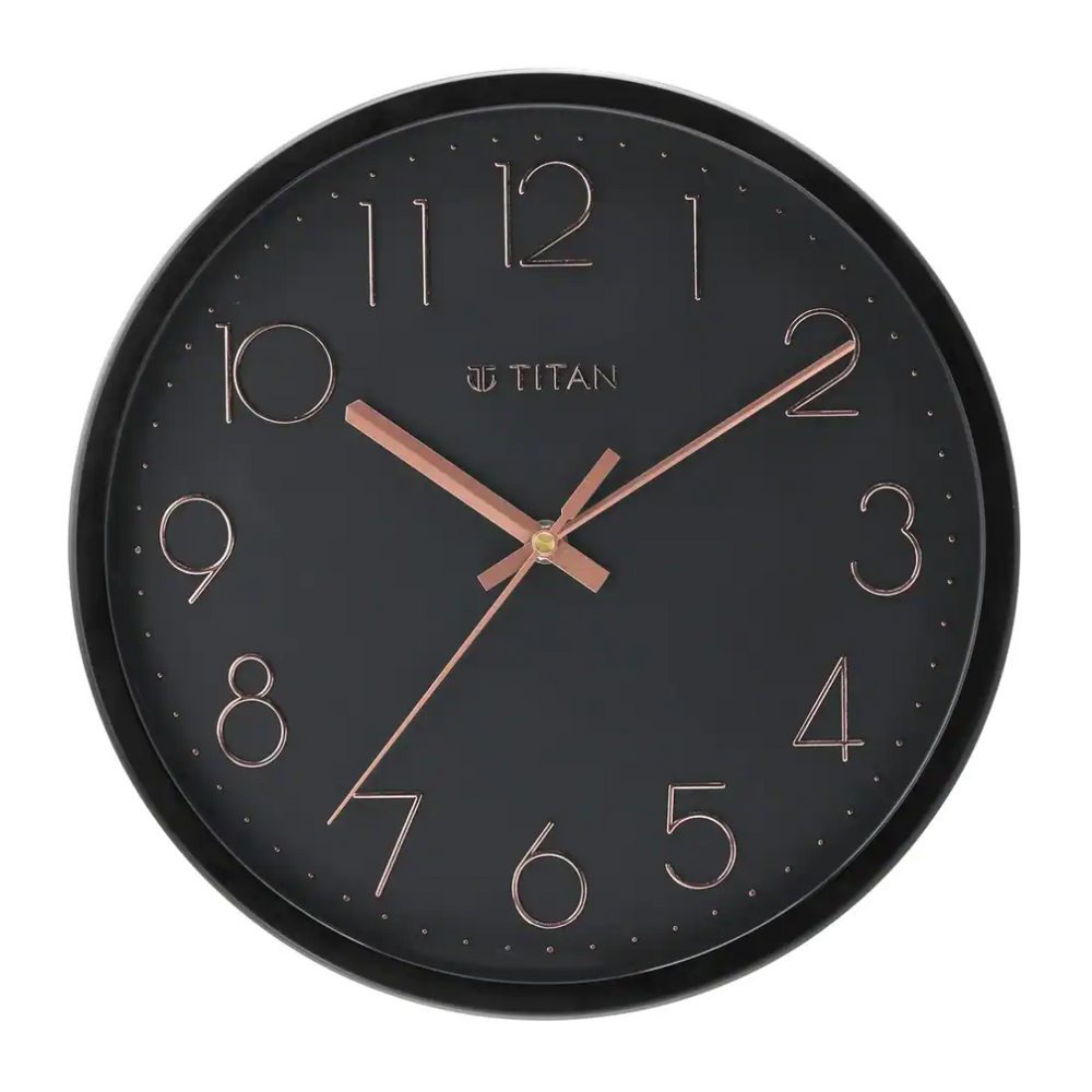 Titan Wall Clock with Silent Sweep Technology - W0003PA01A - KRISHNA WATCH COMPANY