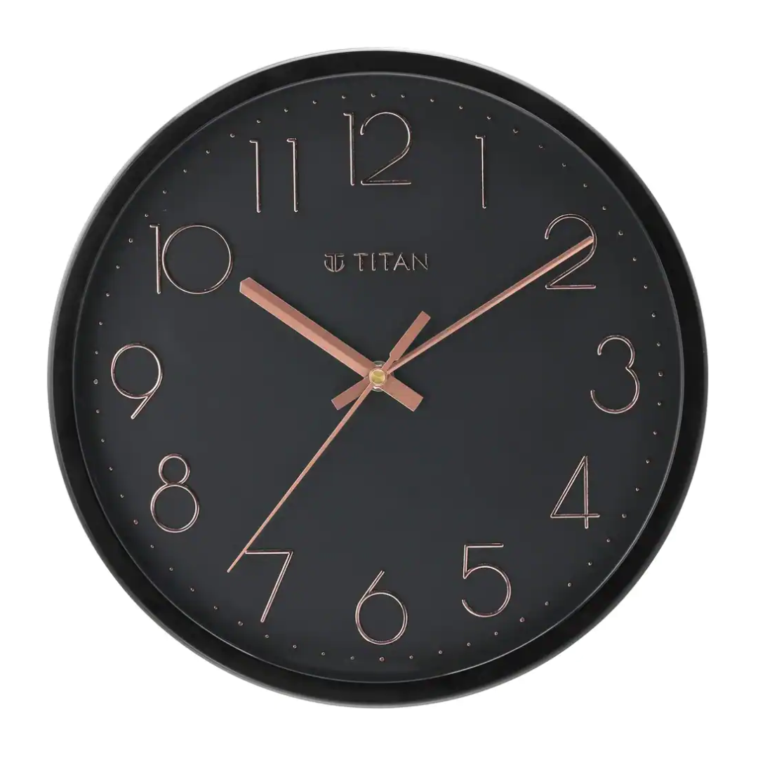 Titan Wall Clock with Silent Sweep Technology - W0003PA01A - KRISHNA WATCH COMPANY