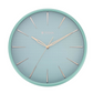 Titan Contemporary Peacock Green Wall Clock in a Matte Finish with a Textured Dial 32.5 x 32.5 cm (Medium) W0013PA02