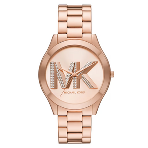 Michael Kors Ladies' Slim Runway Rose Tone Bracelet Watch MK4733 - KRISHNA WATCH COMPANY
