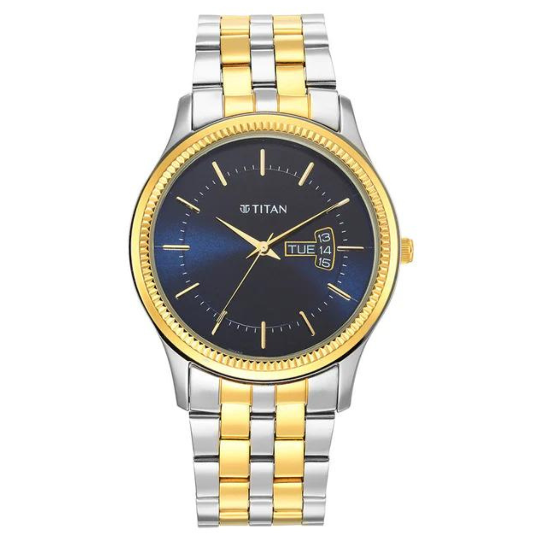 Titan Karishma Blue Dial  Watch - 1824BM03