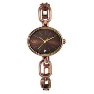 Titan Raga Viva Brown Dial Brown Brass Strap Watch NP2667QM01 - KRISHNA WATCH COMPANY