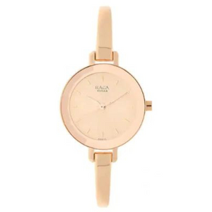 TITAN Raga Viva Rose Gold Dial Metal Strap Watch - 2575WM01 - KRISHNA WATCH COMPANY