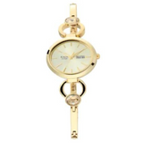 Titan Raga Viva Champagne Dial Metal Strap Watch 2621YM01