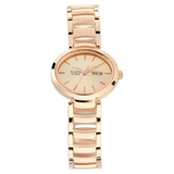 TITAN Raga Viva Rose Gold Dial Metal Strap Watch 2620WM01