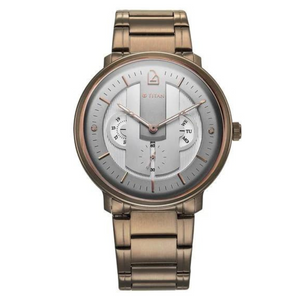 Titan Quartet Grey Dial Stainless Steel Strap Watch 1882QM01 - KRISHNA WATCH COMPANY