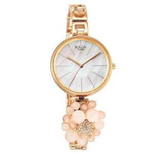 Titan Raga Delight Mother Of Pearl Dial Metals Strap Watch 95201WM01 / NS95201WM01 - KRISHNA WATCH COMPANY