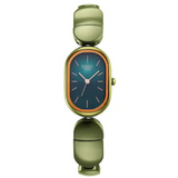 Titan Raga Ceramics Green Dial Ceramic Strap Watch for Women 95147KD02  /NS95147KD02
