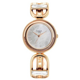 Titan Raga Delight Mother Of Pearl Dial Metals Strap Watch 95200WM01