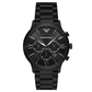 Chronograph Black Stainless Steel Watch AR11349