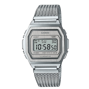 Casio Vintage Digital Silver Dial Unisex A1000MA-7DF (D278) - KRISHNA WATCH COMPANY