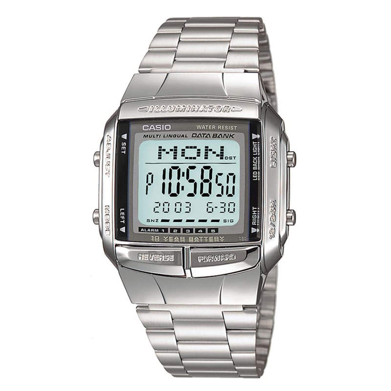 Casio Vintage Series Digital Grey Dial Unisex Watch - DB360-1DF - DB27