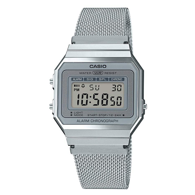 CASIO Vintage Series Digital Grey Dial Women's Watch-A700WM-7ADF - D170