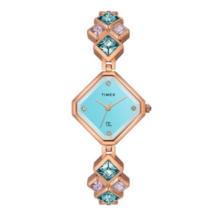TIMEX FRIA WOMEN'S WHITE DIAL ROUND CASE 3 HANDS FUNCTION WATCH TWEL17202 - KRISHNA WATCH COMPANY
