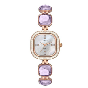 TIMEX FRIA WOMEN'S WHITE DIAL ROUND CASE 3 HANDS FUNCTION WATCH TWEL17104 - KRISHNA WATCH COMPANY