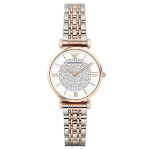Emporio Armani Women's Two-Hand Two-Tone - AR1926 - KRISHNA WATCH COMPANY
