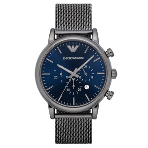 Emporio Armani Men's Chronograph Gunmetal Watch - AR1979 - KRISHNA WATCH COMPANY