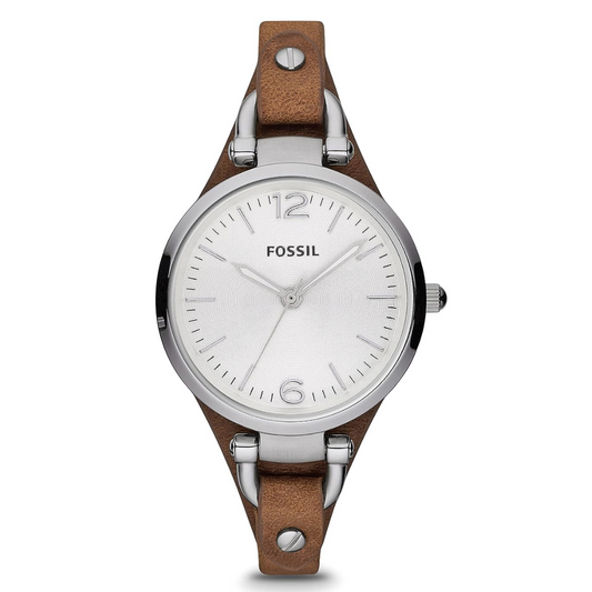 Georgia Brown Leather Watch ES3060