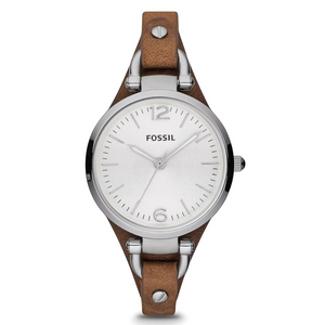 Georgia Brown Leather Watch ES3060 - KRISHNA WATCH COMPANY