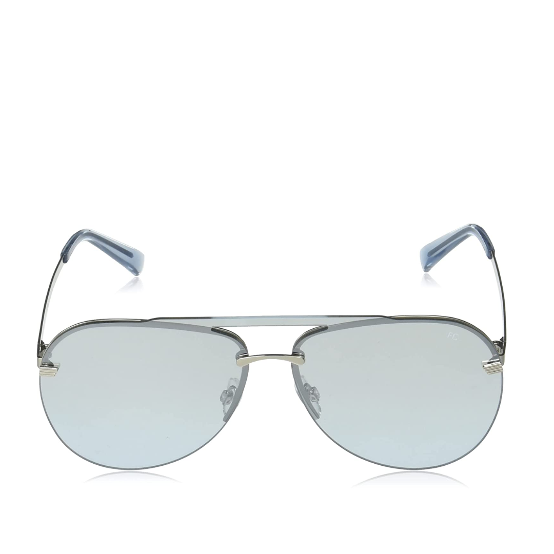 French Connection Men's Aviator sunglasses Silver Frame FC 7566 C2