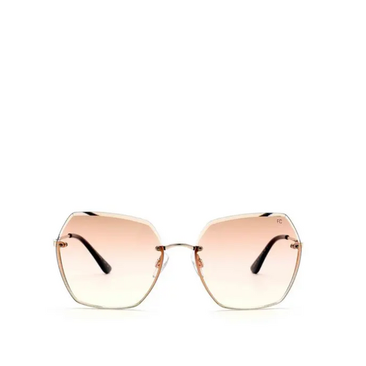 FCUK Womens Full Frame Non Polarized Rectangular Sunglasses - FC7610 C3 60 S